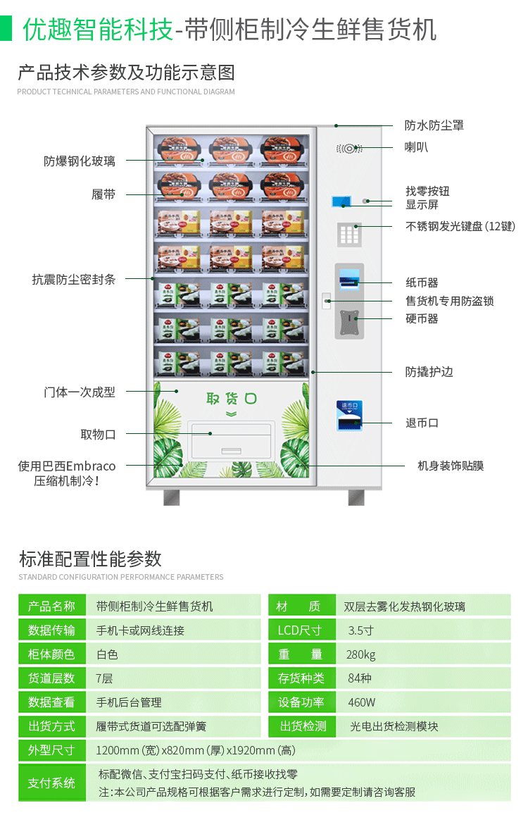 優(yōu)趣生活自動(dòng)售賣生鮮機(jī) 無(wú)人新零售(圖4)