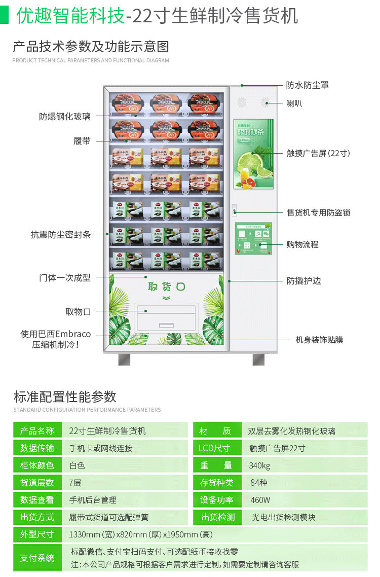 優(yōu)趣生活自動(dòng)售賣生鮮機(jī) 無(wú)人新零售(圖3)