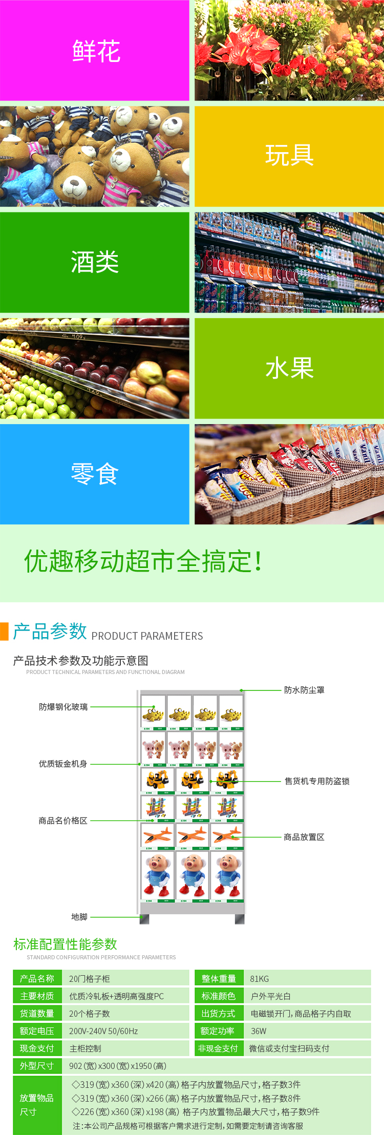 優(yōu)趣生活自動售賣機 20門副柜 綜合 成人 醫(yī)療機(圖3)
